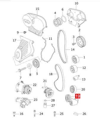 A11-8111200CA A118111200CA Auto Belt Tensioner For DR DR 51.6 CNG